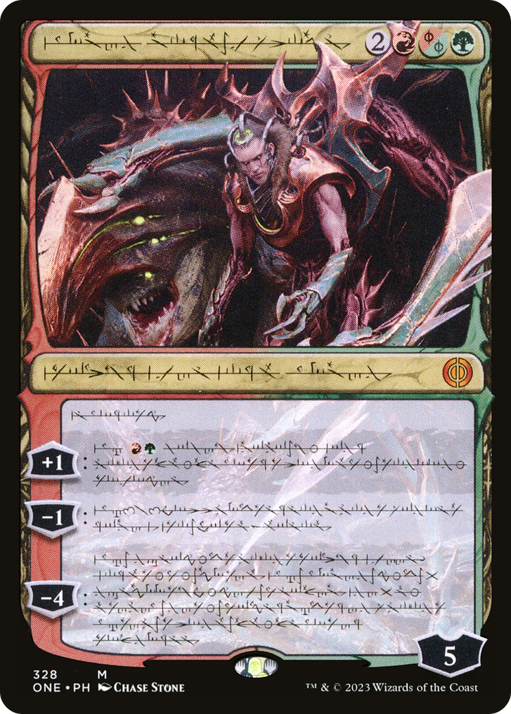 Lukka, Bound to Ruin (ONE-328) - Phyrexia: All Will Be One: (Showcase)