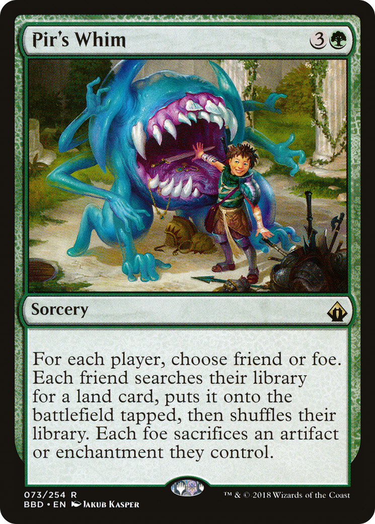 Pir's Whim (BBD-073) - Battlebond Foil