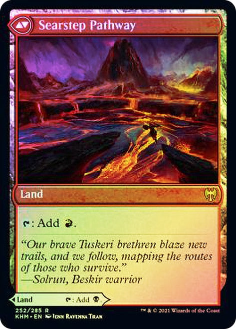 Blightstep Pathway // Searstep Pathway (PRE-252S) - Kaldheim Promos Foil
