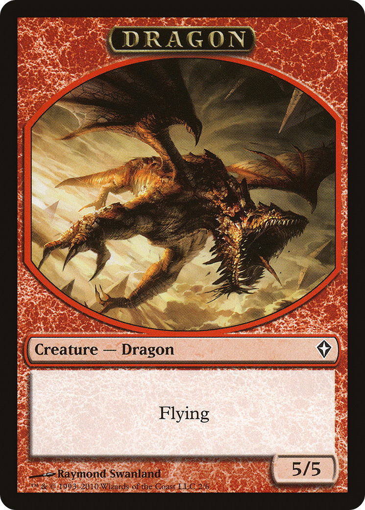 Dragon (WWK-002) - Worldwake Tokens
