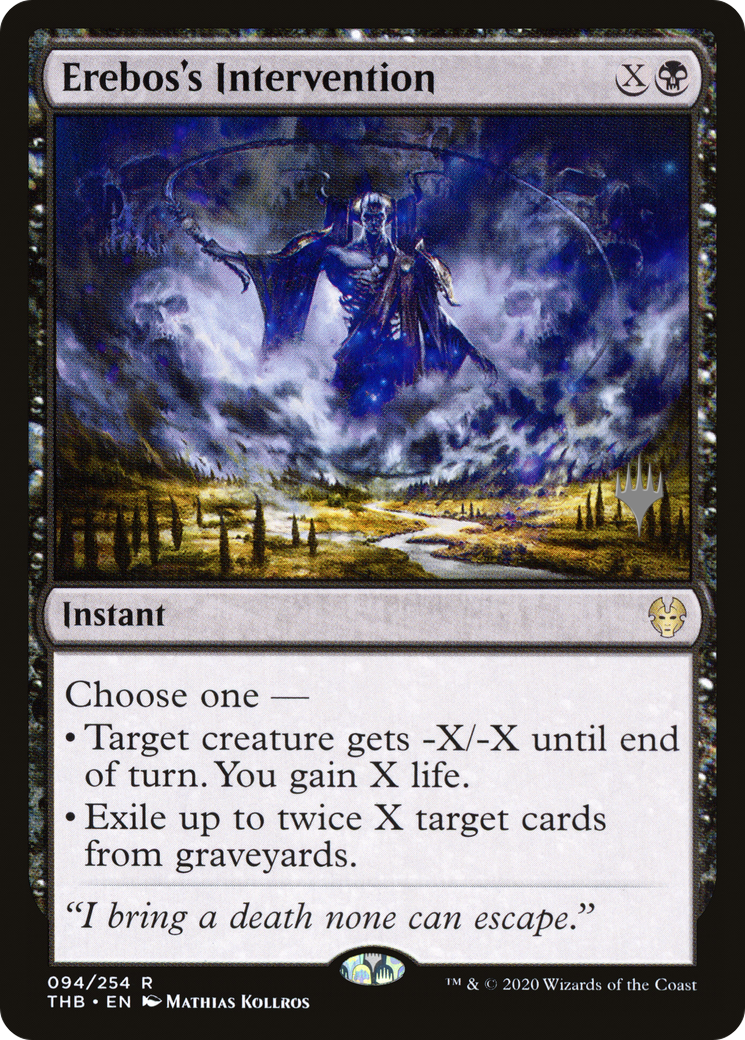Erebos's Intervention (PPTHB-94P) - Theros Beyond Death Promos Foil