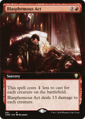 Blasphemous Act (CMR-661) - Commander Legends: (Extended Art) Foil