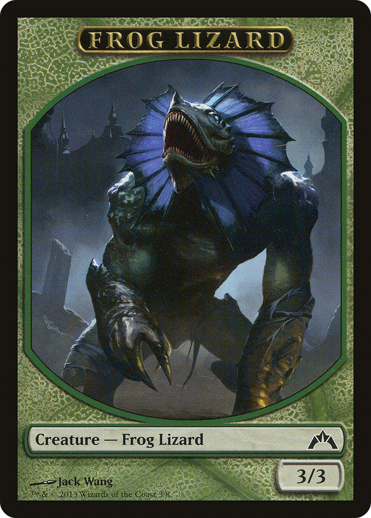 Frog Lizard (GTC-003) - Gatecrash Tokens