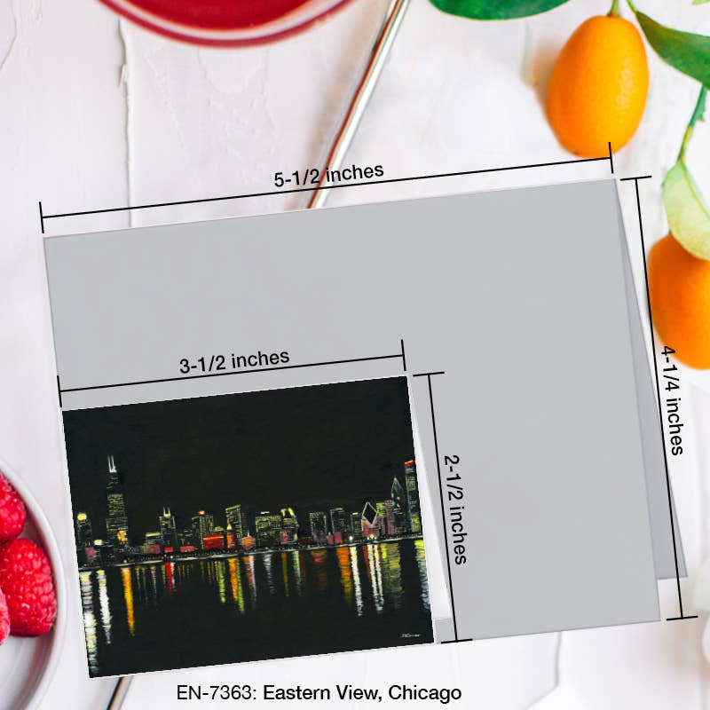 Eastern View, Chicago, Greeting Card (#7363A)