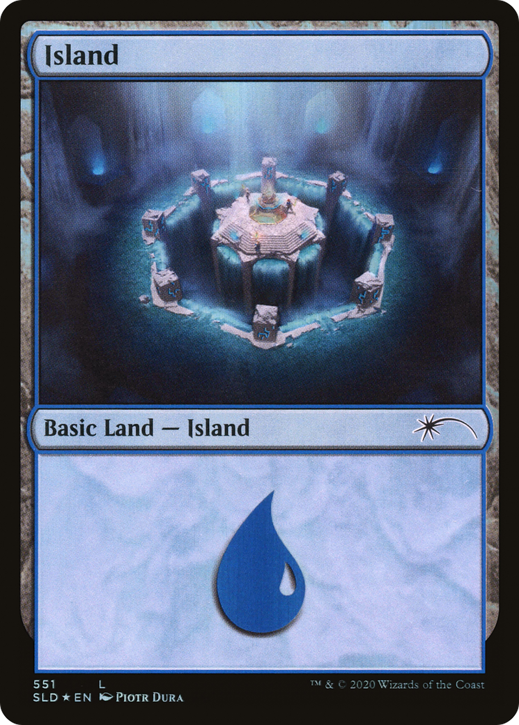 Island (SLD-551) - Secret Lair Drop Foil