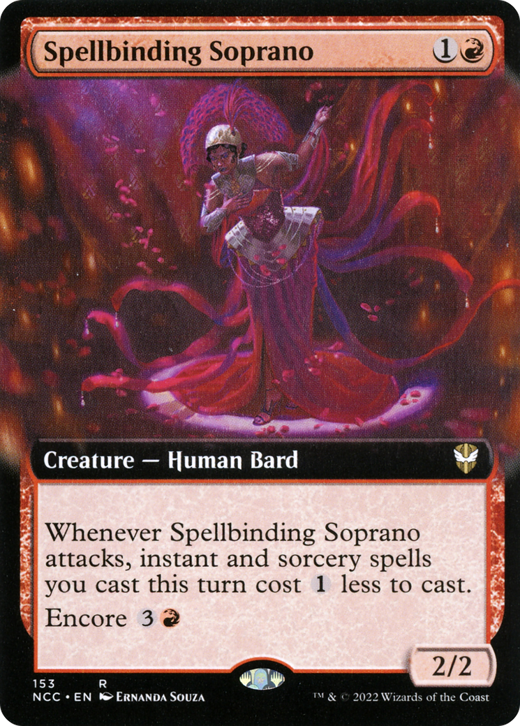 Spellbinding Soprano (NCC-153) - New Capenna Commander: (Extended Art)