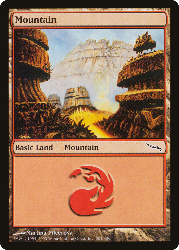 Mountain (MRD-301) - Mirrodin