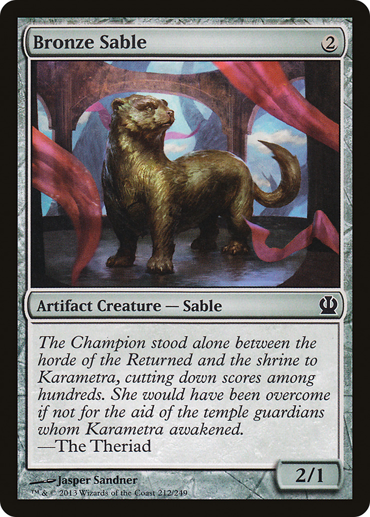 Bronze Sable (THS-212) - Theros Foil