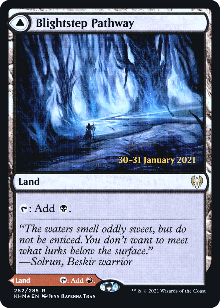 Blightstep Pathway // Searstep Pathway (PRE-252S) - Kaldheim Promos Foil