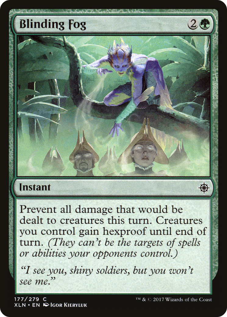 Blinding Fog (XLN-177) - Ixalan Foil