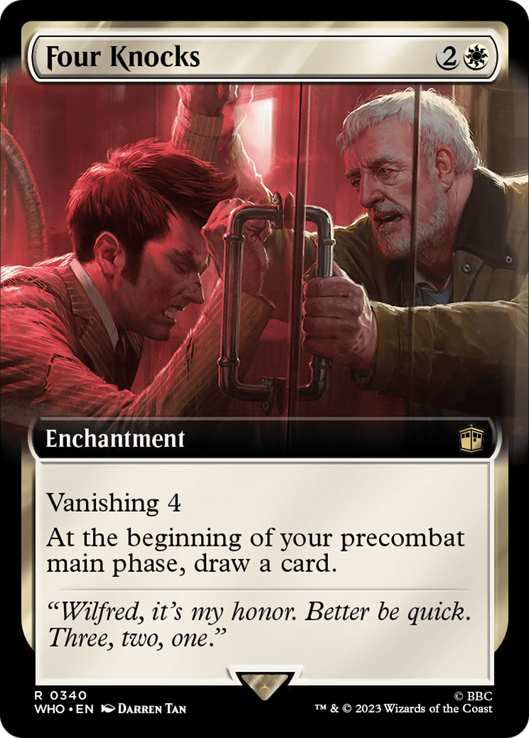 Four Knocks (WHO-340) - Doctor Who: (Extended Art) Foil