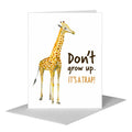 Giraffe, Greeting Card (#8369C)