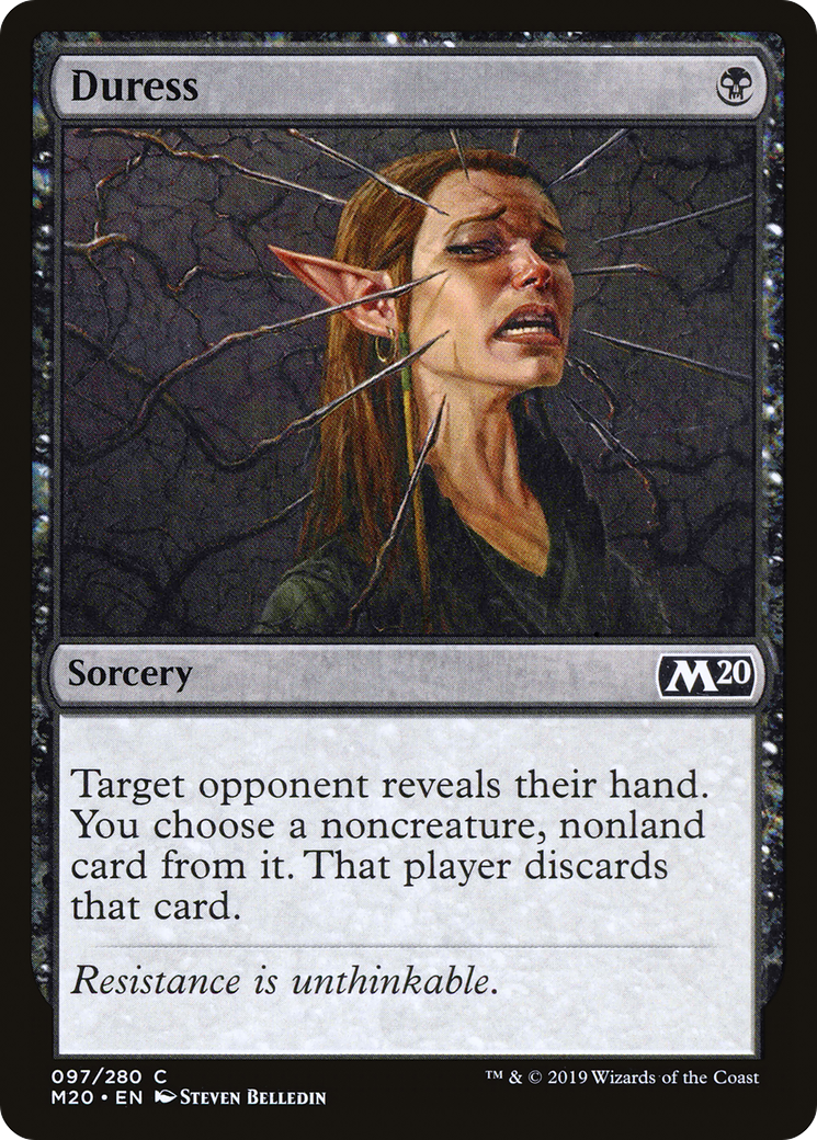 Duress (M20-097) - Core Set 2020 Foil