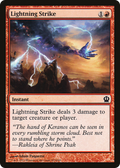 Lightning Strike (THS-127) - Theros Foil