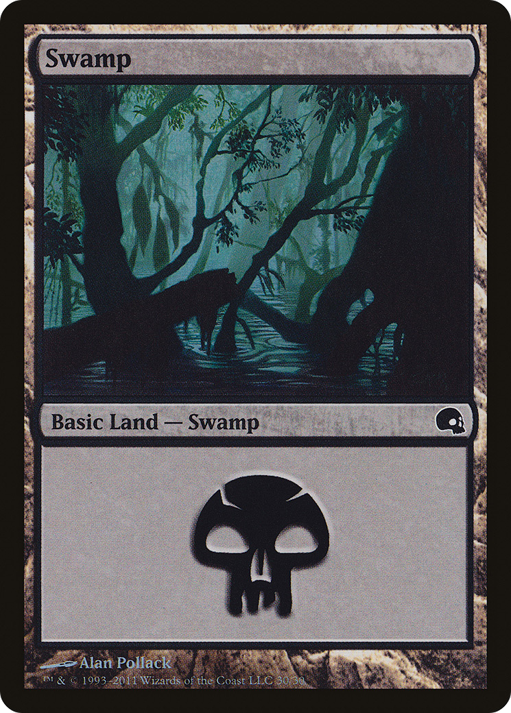 Swamp (GRV-030) - Premium Deck Series: Graveborn Foil