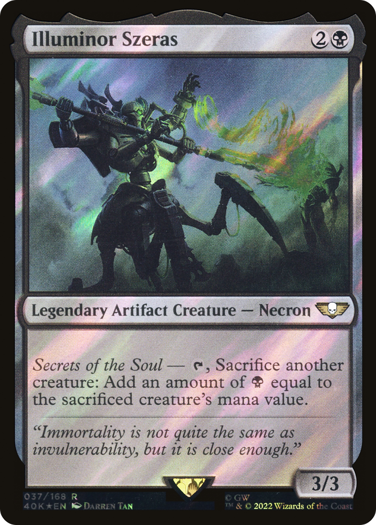 Illuminor Szeras (40K-37★) - Warhammer 40,000 Commander Foil
