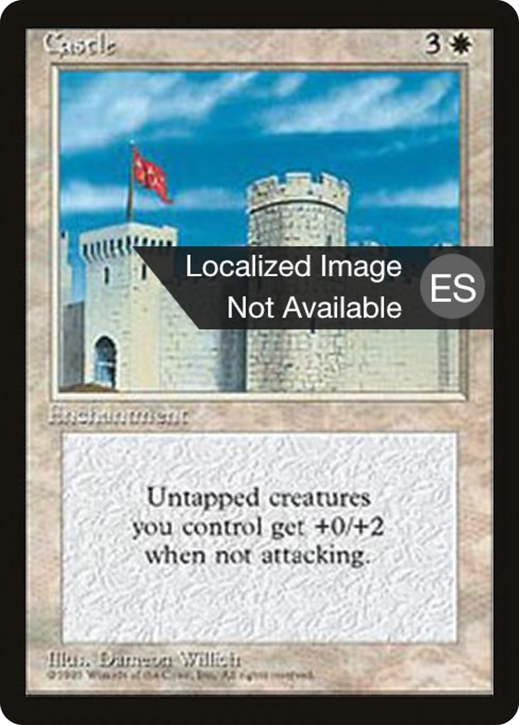 Castle (4BB-) - Fourth Edition Foreign Black Border