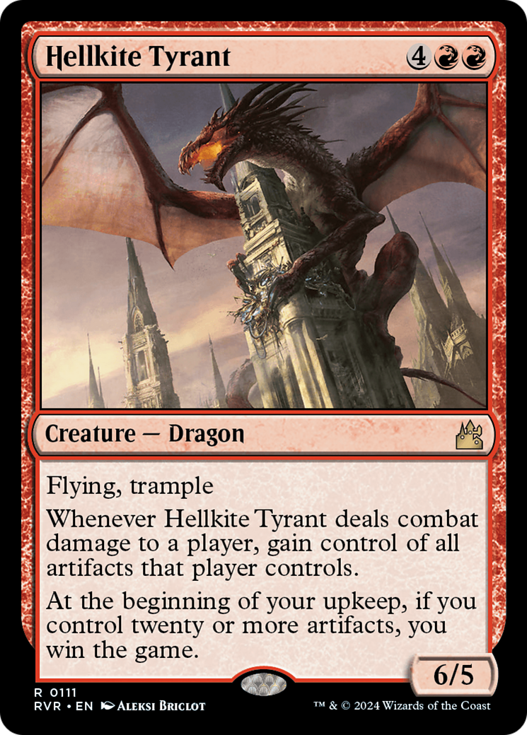 Hellkite Tyrant (RVR-111) - Ravnica Remastered Foil