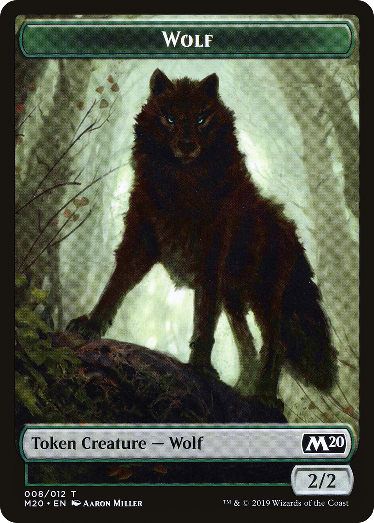 Wolf (M20-008) - Core Set 2020 Tokens
