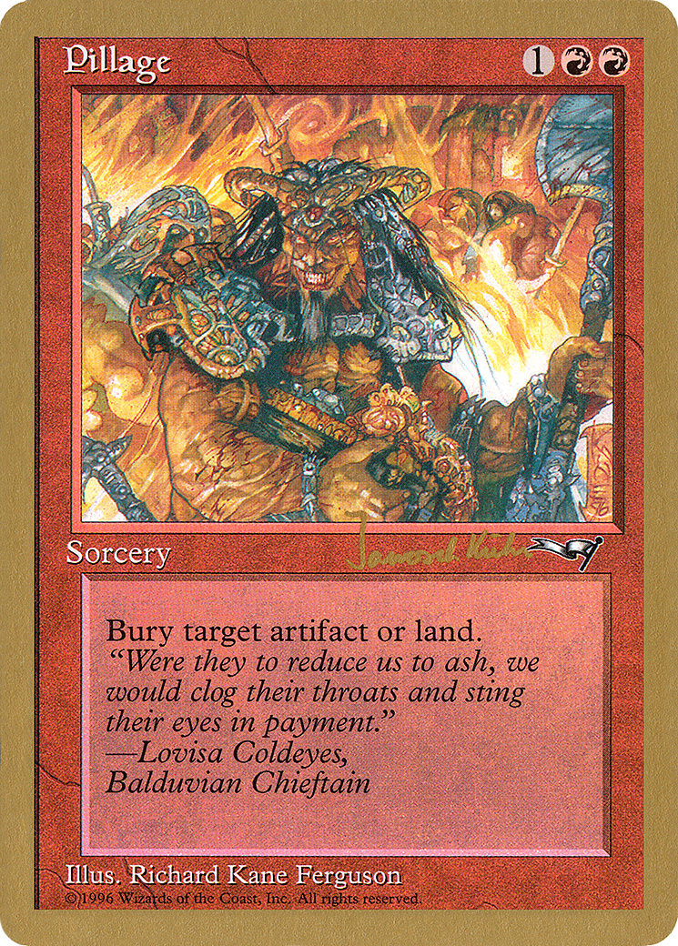 Pillage (WCD-JK76) - World Championship Decks 1997