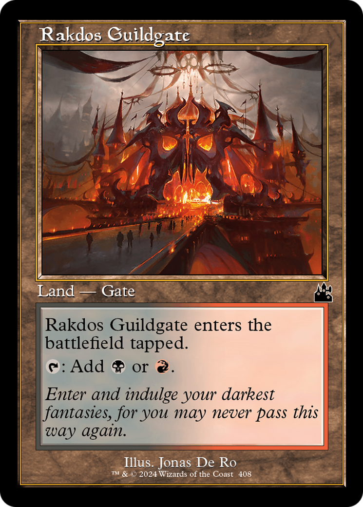 Rakdos Guildgate (RVR-408) - Ravnica Remastered Foil