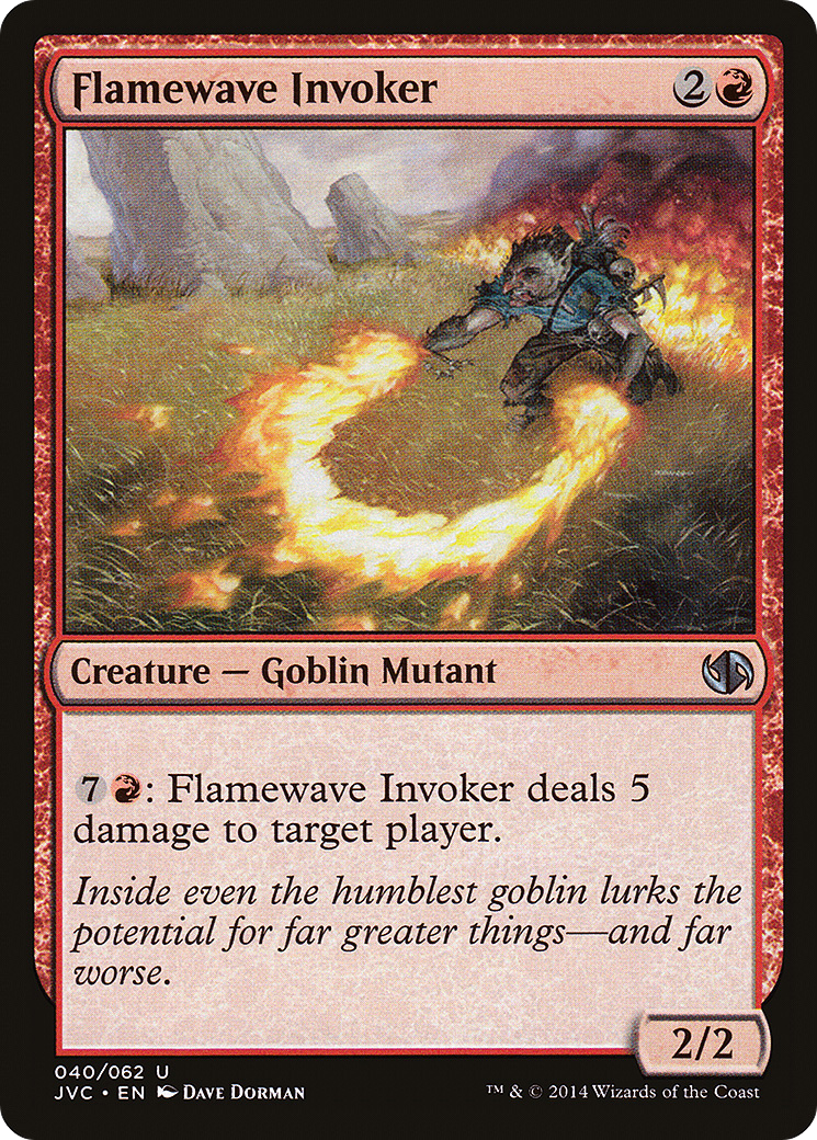 Flamewave Invoker (DD3-040) - Duel Decks Anthology: Jace vs. Chandra