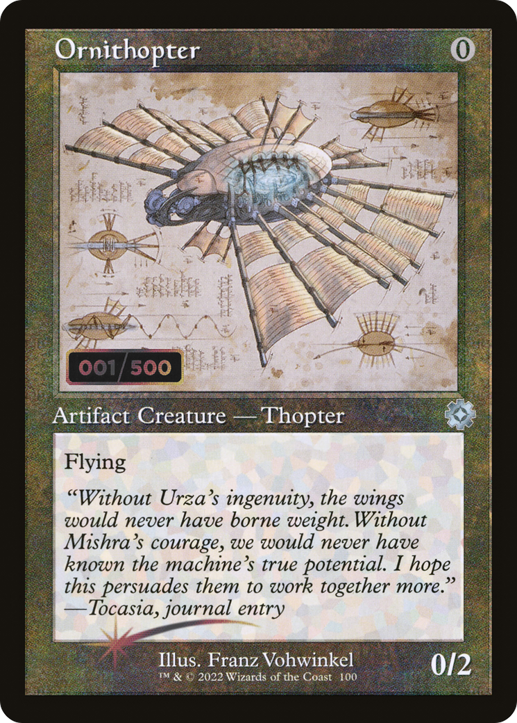 Ornithopter (BRR-100) - The Brothers' War Retro Artifacts Foil