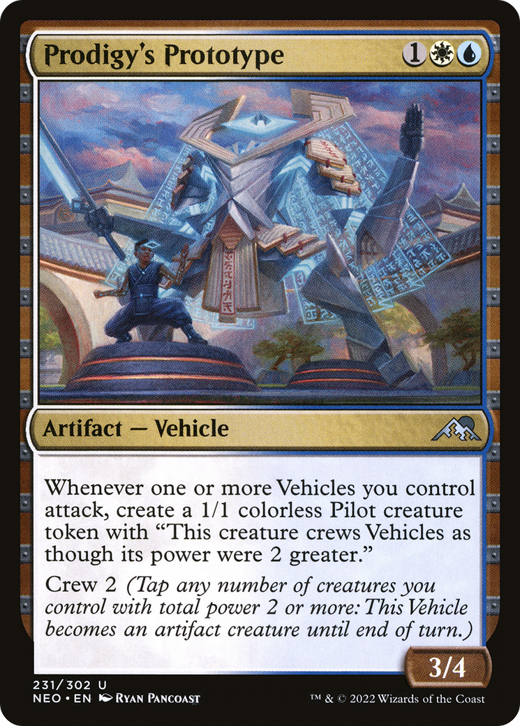 Prodigy's Prototype (NEO-231) - Kamigawa: Neon Dynasty Foil
