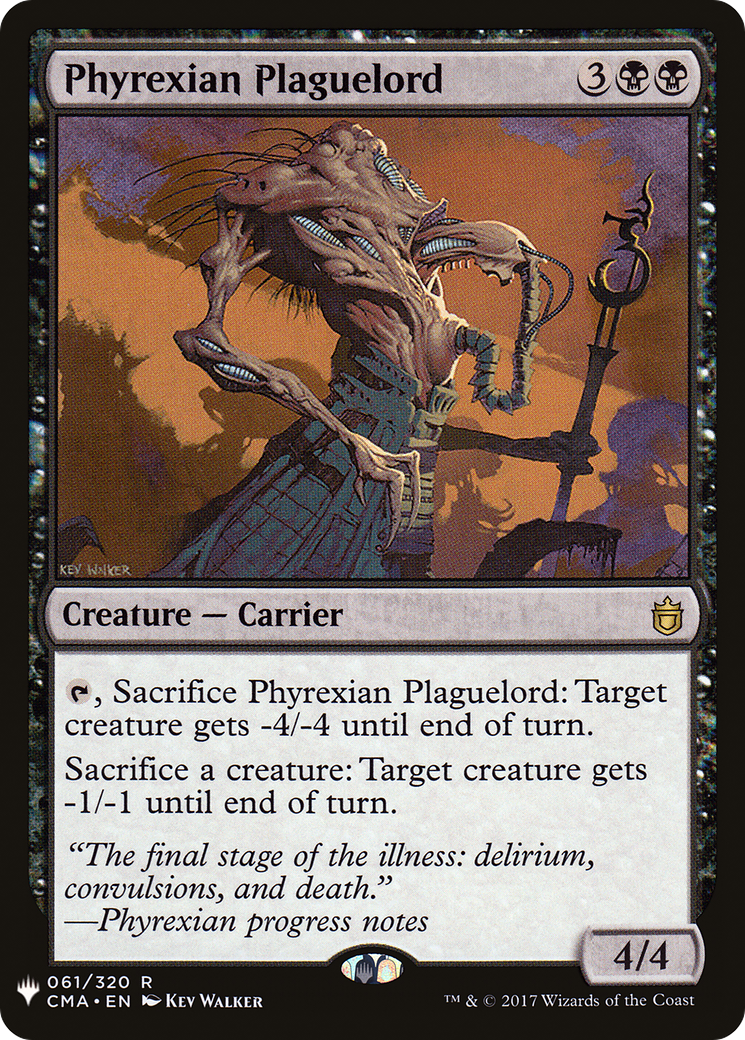Phyrexian Plaguelord (LIST-CMA-61) - The List