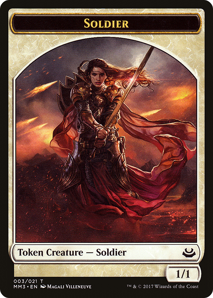 Soldier (MM3-003) - Modern Masters 2017 Tokens