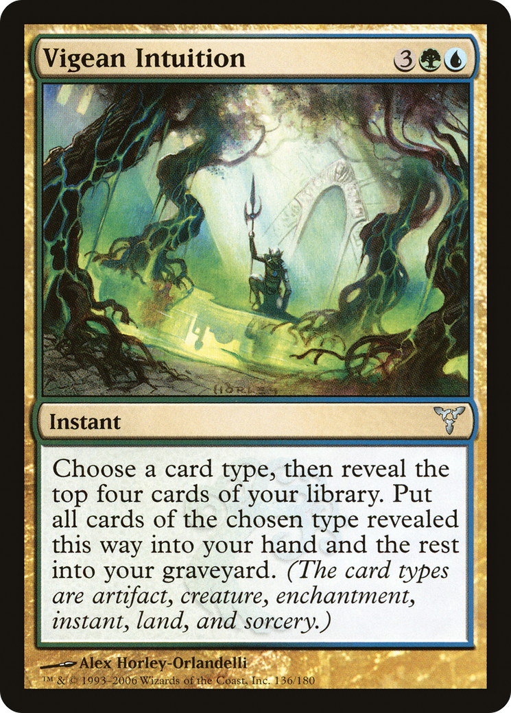 Vigean Intuition (DIS-136) - Dissension Foil