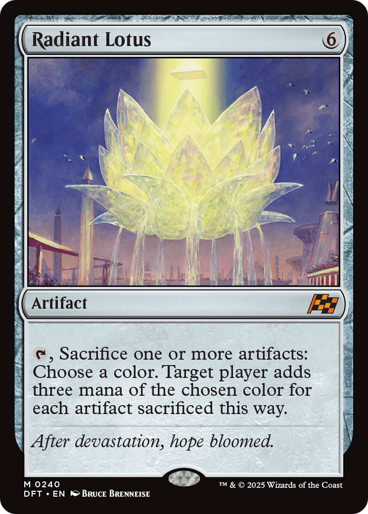 Radiant Lotus (DFT-240) - Aetherdrift Foil