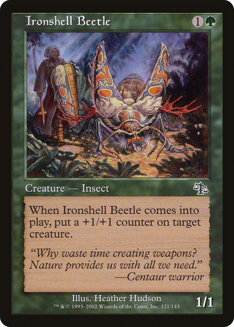 Ironshell Beetle (JUD-121) - Judgment Foil