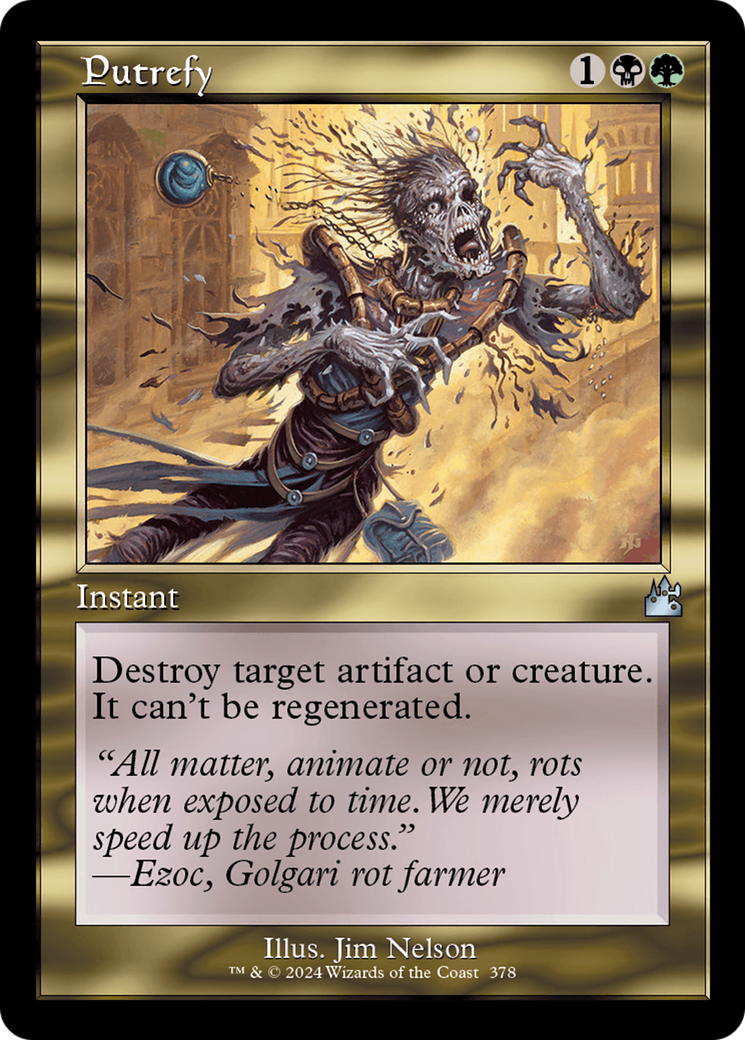 Putrefy (RVR-378) - Ravnica Remastered Foil