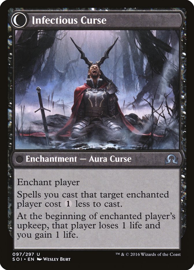 Accursed Witch // Infectious Curse (SOI-097) - Shadows over Innistrad: (Double Faced Transform)