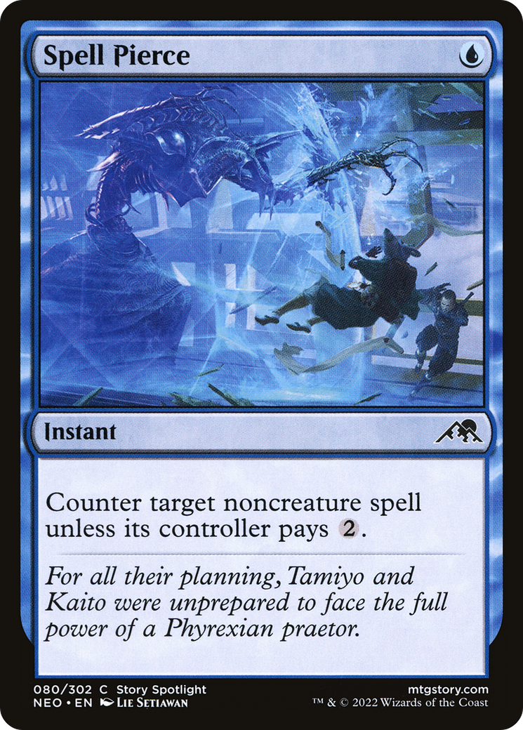 Spell Pierce (NEO-080) - Kamigawa: Neon Dynasty