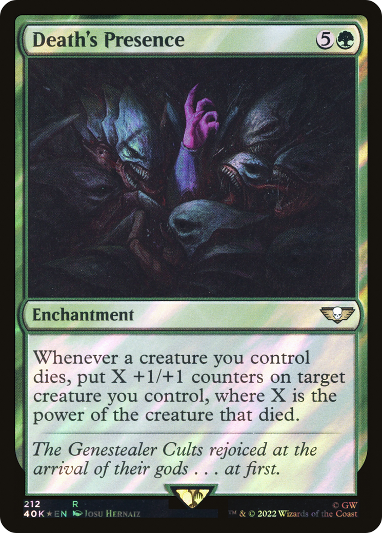 Death's Presence (40K-212★) - Warhammer 40,000 Commander Foil