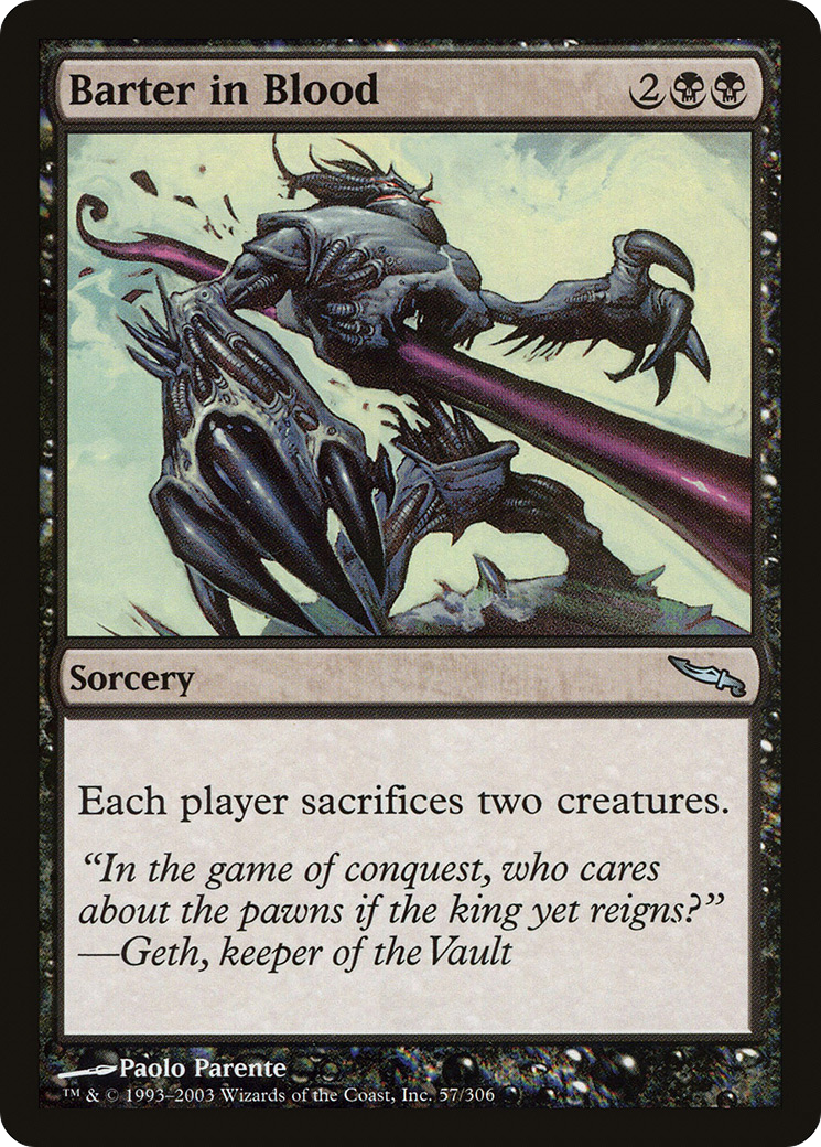Barter in Blood (MRD-057) - Mirrodin Foil