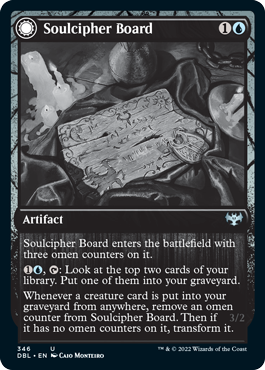 Soulcipher Board // Cipherbound Spirit (DBL-346) - Innistrad: Double Feature: (Double Faced Transform) Foil