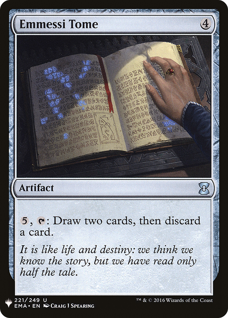 Emmessi Tome (LIST-221) - The List