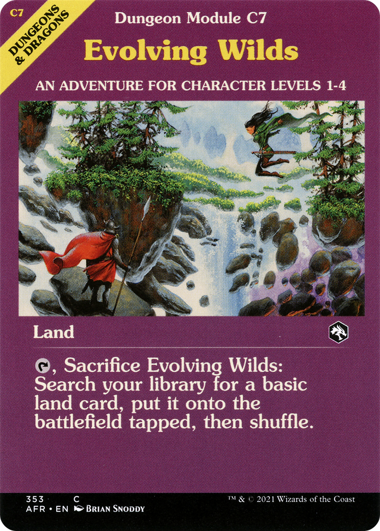 Evolving Wilds (AFR-353) - Adventures in the Forgotten Realms: (Showcase) Foil