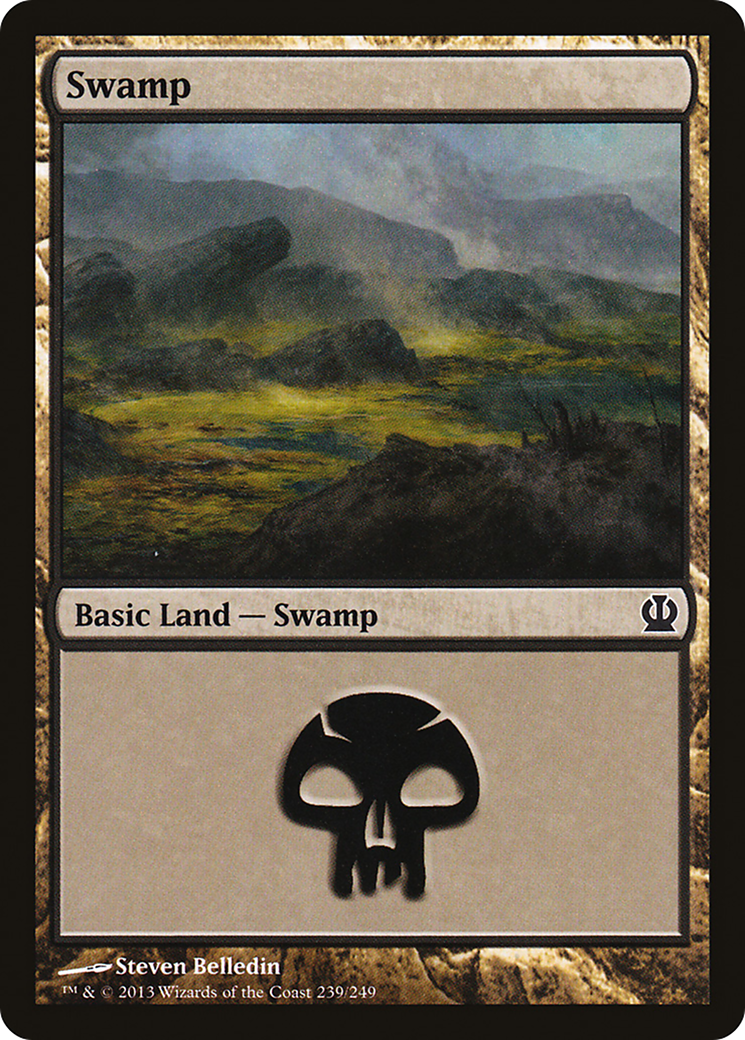 Swamp (THS-239) - Theros Foil