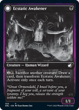 Ecstatic Awakener // Awoken Demon (DBL-100) - Innistrad: Double Feature: (Double Faced Transform)