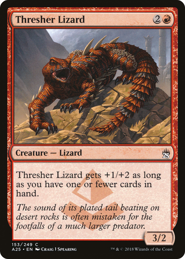 Thresher Lizard (A25-153) - Masters 25 Foil