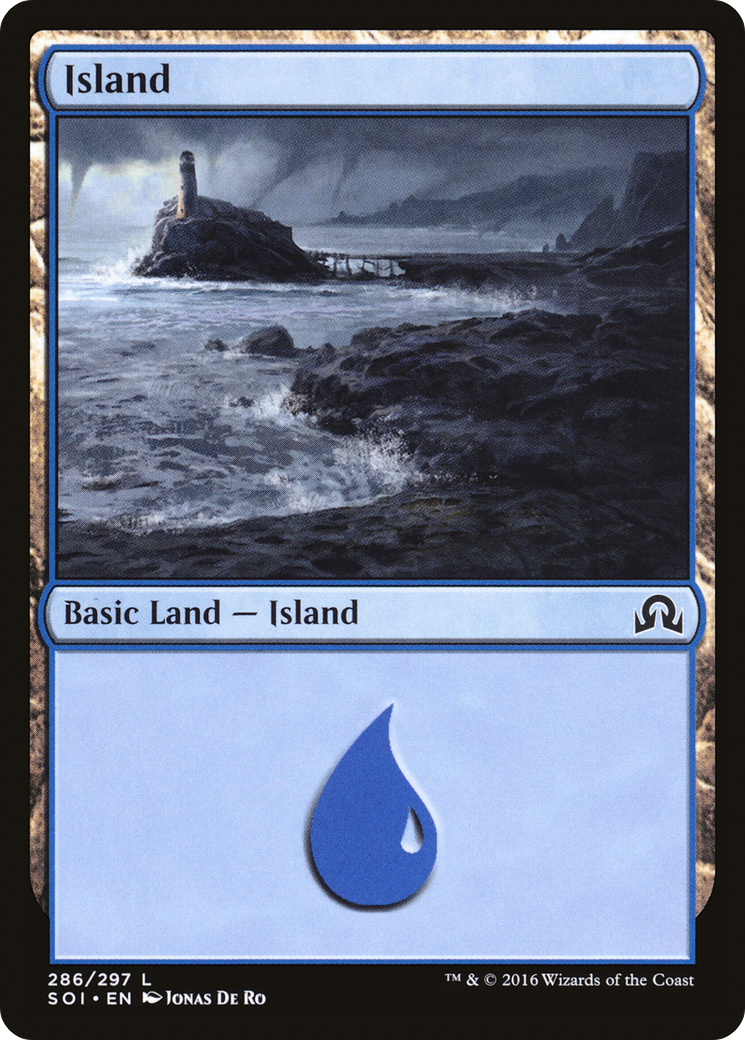 Island (SOI-286) - Shadows over Innistrad Foil