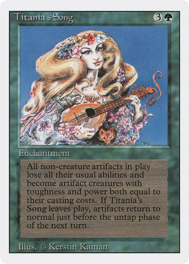 Titania's Song (3ED-220) - Revised Edition