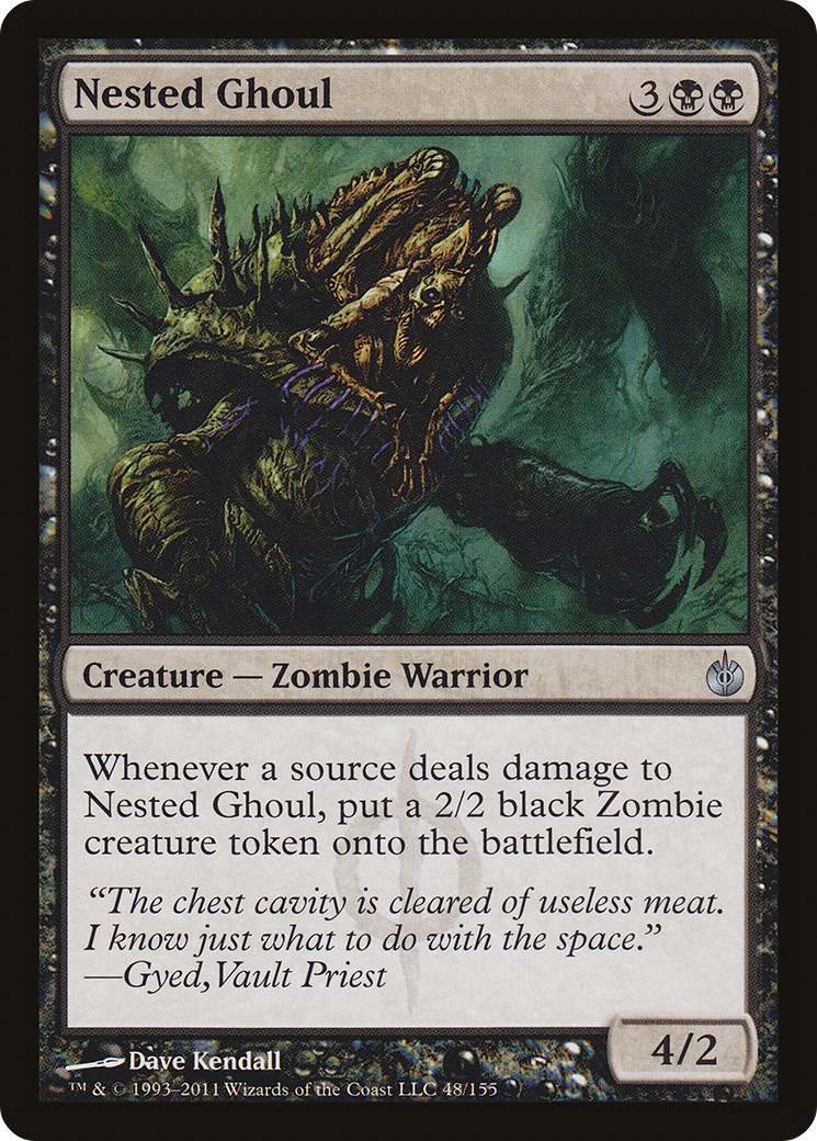 Nested Ghoul (MBS-048) - Mirrodin Besieged Foil