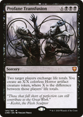 Profane Transfusion (CMR-145) - Commander Legends Foil