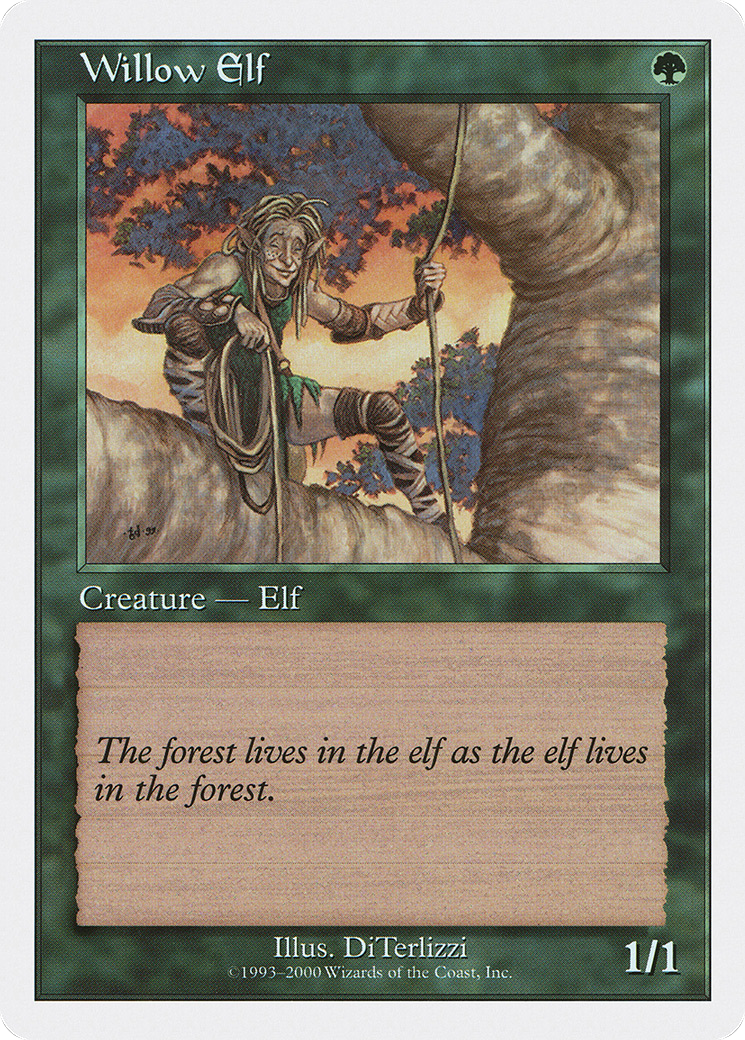 Willow Elf (S00-045) - Starter 2000