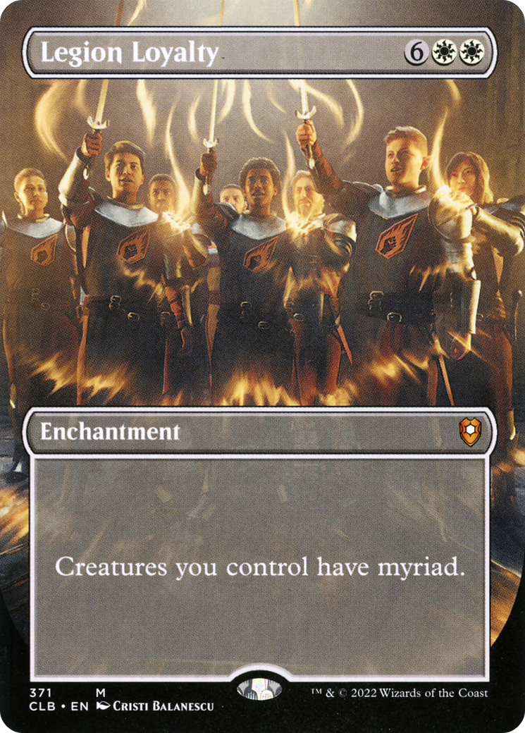 Legion Loyalty (CLB-371) - Commander Legends: Battle for Baldur's Gate (Borderless) Foil